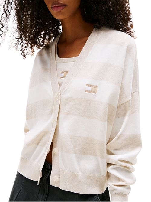 Cardigan in cotone a righe Tommy Jeans | DW0DW20968AE3
